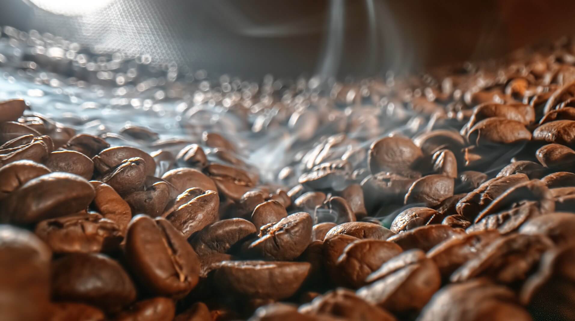 roasting coffee beans